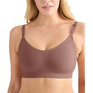 Knix Brown/Sola Good To Go Seamless Wireless Bra Size XXL